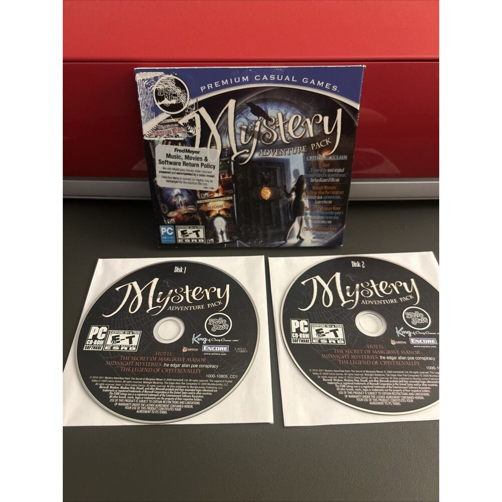 Mumbo Jumbo MYSTERY ADVENTURE PACK PC CD-ROM 2-CD SET - TESTED